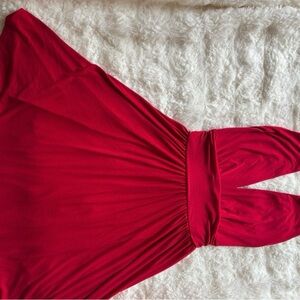 Moda International Red Halter Dress